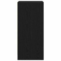 Schoenenkast 29,5x34x76 cm spaanplaat zwart eikenkleurig 7