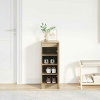 Schoenenkast 29,5x34x76 cm bewerkt hout sonoma eikenkleurig 3