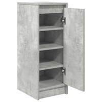 Schoenenkast 29,5x34x76 cm bewerkt hout betongrijs 5