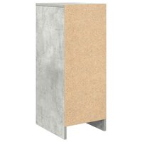 Schoenenkast 29,5x34x76 cm bewerkt hout betongrijs 8