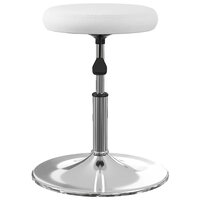 Eetkamerstoelen 2 st kunstleer wit 4