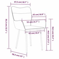 Eetkamerstoelen 2 st fluweel lichtgrijs 9