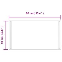 Badkamerspiegel LED 90x50 cm 5