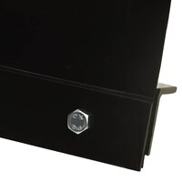 Sneeuwploeg voor ATV 115x38 cm zwart 9