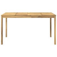 Tuin Bartafel Wit 196 x 100 x 105 cm Massief Acaciahout 3