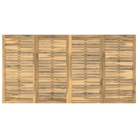 Tuin Bartafel Wit 196 x 100 x 105 cm Massief Acaciahout 5