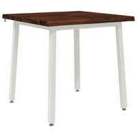 Live Edge Eettafel 60 x 55 x 75 cm Massief Acaciahout 2