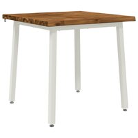 Live Edge Eettafel 60 x 55 x 75 cm Massief Acaciahout 2