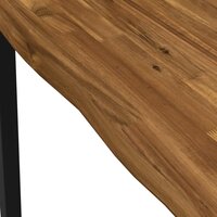Live Edge Eettafel 70 x 70 x 75 cm Massief Acaciahout 6