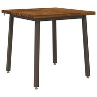 Vierkante Eettafel 60 x 55 x 75 cm Massief Acaciahout 2