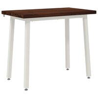 Vierkante Eettafel 90 x 55 x 75 cm Massief Acaciahout 2