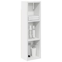 Badkamerwandkast Wit 20 x 14 x 70 cm Geconstrueerd hout 3