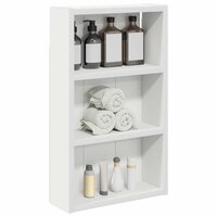 Badkamerwandkast Wit 30 x 10 x 50 cm Geconstrueerd hout 3