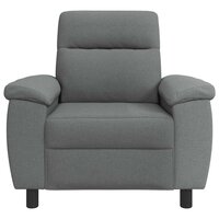 Bank Donkergrijs 95 x 90 x 95 cm Stof 3