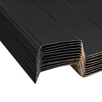 Dakpaneel 12 st Antraciet 129 x 45 cm Gegalvaniseerd staal 3