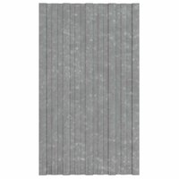 Dakpaneel 12 st zilver 80 x 45 cm Verzinkt staal 2
