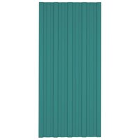 Dakpaneel 36 st Groen 100 x 45 cm Verzinkt staal 2