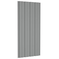 Dakpaneel 12 st Grijs 100 x 45 cm Verzinkt staal 4