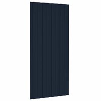 Dakpaneel 12 st Antraciet 100 x 45 cm Verzinkt staal 4