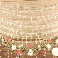 Lichtsnoer met 200 LED&amp;apos;s 8 functies warmwit 20 m 3