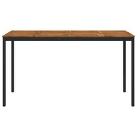 Tuin Bartafel NAARDEN Naturel en Zwart 196 x 80,5 x 105 cm 3