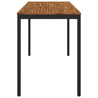 Tuin Bartafel NAARDEN Naturel en Zwart 196 x 80,5 x 105 cm 4