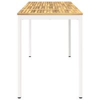Tuin Bartafel NAARDEN Witgewassen 196 x 80,5 x 105 cm 4
