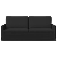 3-Zitsbank Zwart 190 x 81 x 82 cm Stof 3