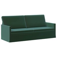 3-Zitsbank Donkergroen 190 x 81 x 82 cm fluweel 2