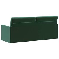 3-Zitsbank Donkergroen 190 x 81 x 82 cm fluweel 5