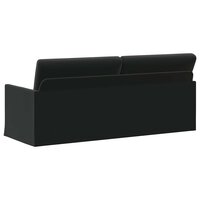 3-Zitsbank Zwart 190 x 81 x 82 cm fluweel 5