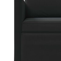 3-Zitsbank Zwart 190 x 81 x 82 cm fluweel 6