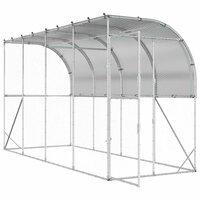 Kippenhok Tegen de Muur zilver 600 x 150 x 215 cm 3