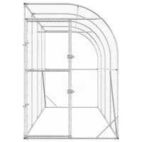 Kippenhok Tegen de Muur zilver 600 x 150 x 215 cm 4