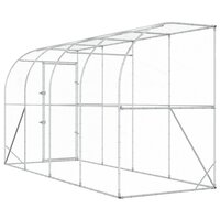 Kippenhok Tegen de Muur zilver 600 x 150 x 215 cm 6