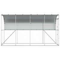 Kippenhok Tegen de Muur zilver 600 x 150 x 215 cm 5