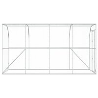 Kippenhok Tegen de Muur zilver 600 x 150 x 215 cm 5