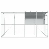 Kippenhok Tegen de Muur zilver 400 x 200 x 215 cm 5