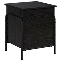 Opbergbox Zwart eiken 80 x 40 x 49,5 cm Bewerkt hout 5
