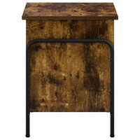 Opbergbox Gerookt eiken 80 x 40 x 49,5 cm Bewerkt hout 4