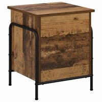 Opbergbox Oud hout 80 x 40 x 49,5 cm Bewerkt hout 2