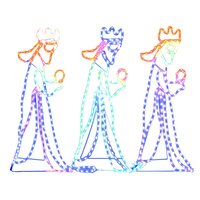 Kerstfiguren drie koningen met 504 LED&amp;apos;s 99,5x45,5 cm 2