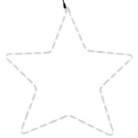 Kerstfiguur ster met 48 warmwitte LED&amp;apos;s 56 cm 5