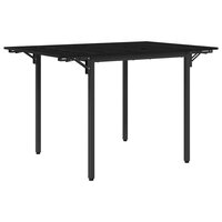 Uitschuifbare eettafel 120 x 81,5 x 75 cm Bewerkt hout 2