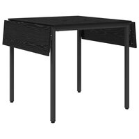 Uitschuifbare eettafel 120 x 81,5 x 75 cm Bewerkt hout 4