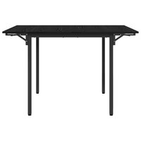 Uitschuifbare eettafel 120 x 81,5 x 75 cm Bewerkt hout 5