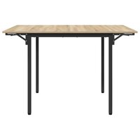 Uitschuifbare eettafel 120 x 81,5 x 75 cm Bewerkt hout 5