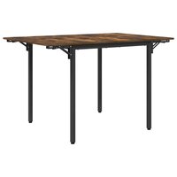 Uitschuifbare eettafel 120 x 81,5 x 75 cm Bewerkt hout 2