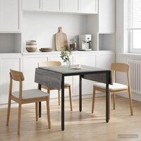 Uitschuifbare eettafel 120 x 81,5 x 75 cm Bewerkt hout 3