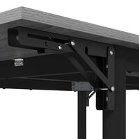 Uitschuifbare eettafel 120 x 81,5 x 75 cm Bewerkt hout 8